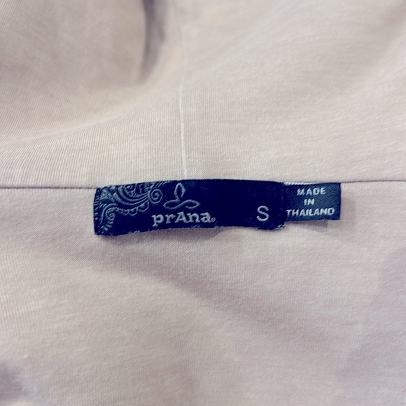 Prana Permafrost Half Zip Sherpa High Pile Hoodie Sweater Pocket Pullover Cream - Picture 9 of 12